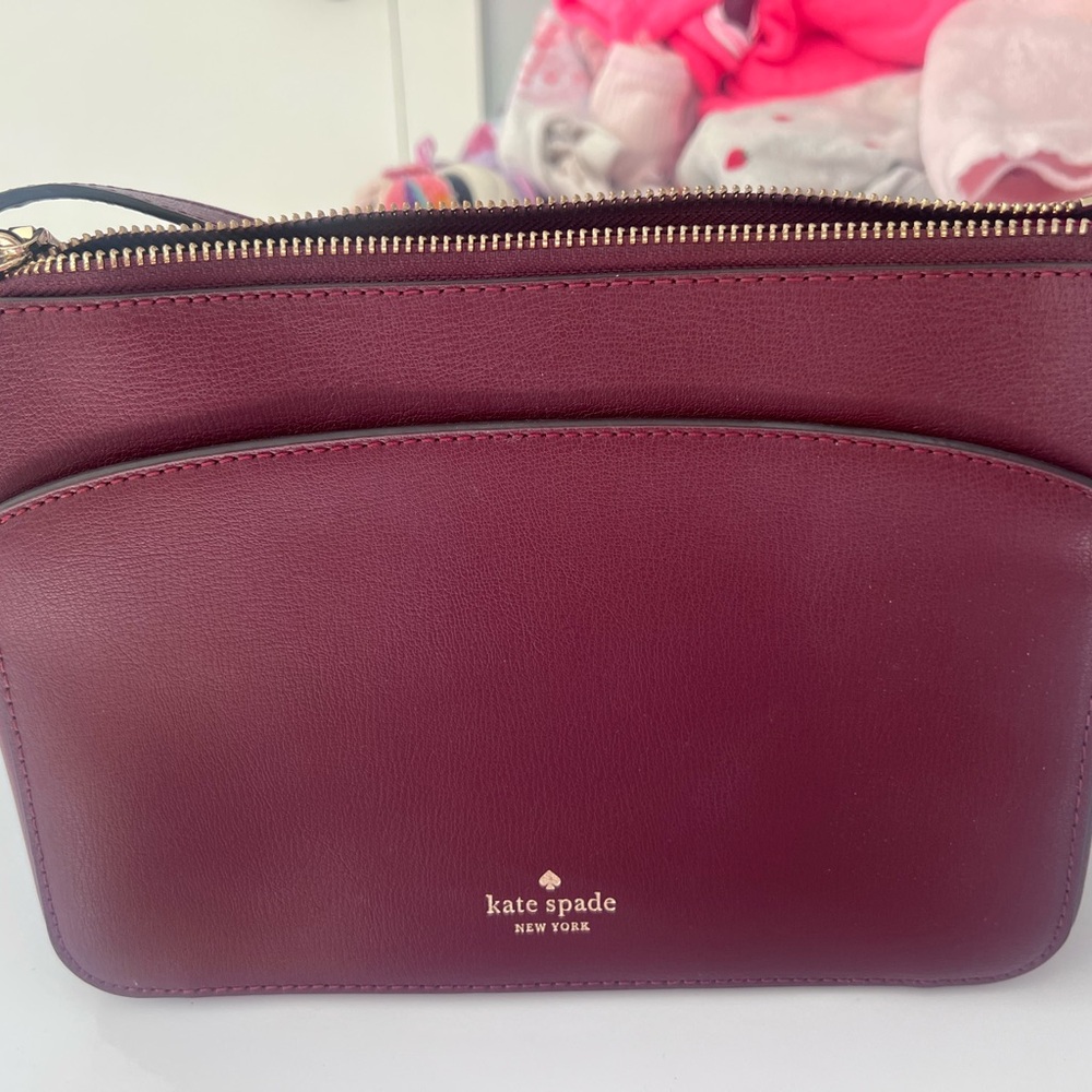 Kate Spade Deep Red Crossbody Bag